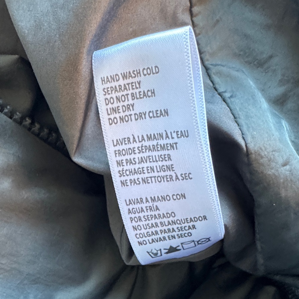 Good American Dark Green Puffer Coat *missing belt* - Picture 7 of 9